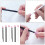 6Pcs Nail Polish Pens One End Dead Skin Remove Practical Repair 11