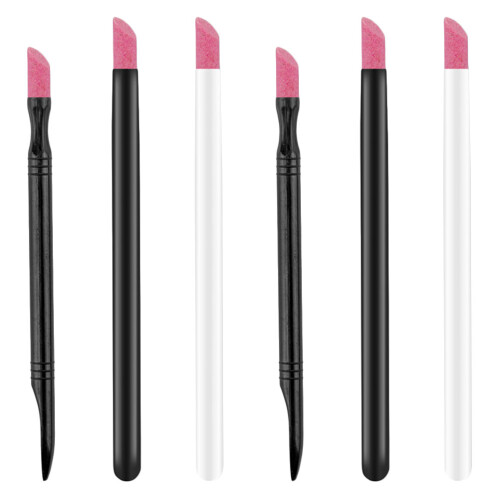 6Pcs Nail Polish Pens One End Dead Skin Remove Practical Repair 1
