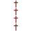 4Pcs Wooden Wall Cross Hanging Religious Decor 10