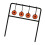 2Pcs Four Head Practice Shooting Iron Target For Outdoor Hunting 9