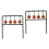 2Pcs Four Head Practice Shooting Iron Target For Outdoor Hunting 4