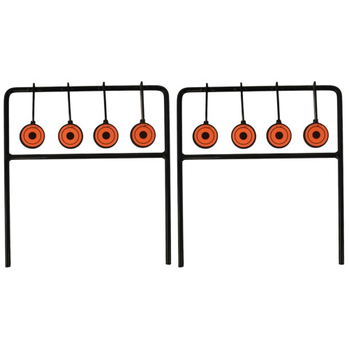 2Pcs Four Head Practice Shooting Iron Target For Outdoor Hunting 1