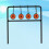2Pcs Four Head Practice Shooting Iron Target For Outdoor Hunting 10