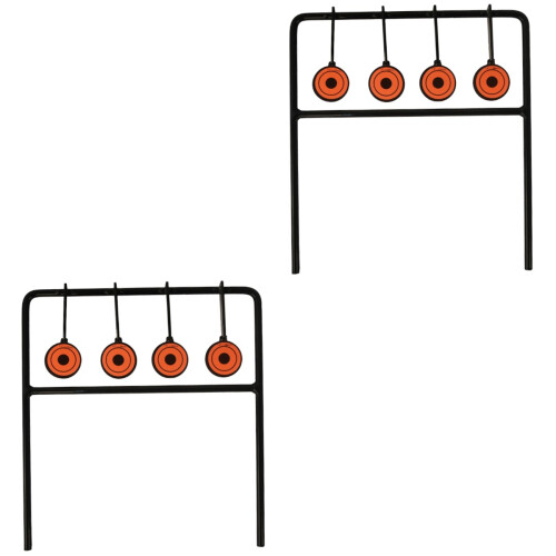 2Pcs Four Head Practice Shooting Iron Target For Outdoor Hunting 2