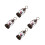 4Pcs Christmas Snow Globes Lanterns Table Decor Battery Or Usb Powered 9