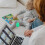 6pcs plastic egg shakers for kids rhythm learning and early education 6