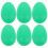 6pcs plastic egg shakers for kids rhythm learning and early education 1