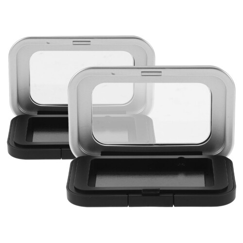 6 Pcs Travel-Use DIY Eyeshadow Blush Palette Empty Durable Makeup Box 1