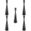 5Pcs Taper Candle Holder Tea Light Iron Candlestick Ornament L 5