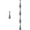 5Pcs Taper Candle Holder Tea Light Iron Candlestick Ornament L 8