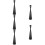 5Pcs Taper Candle Holder Tea Light Iron Candlestick Ornament L 10
