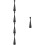 5Pcs Taper Candle Holder Tea Light Iron Candlestick Ornament L 9