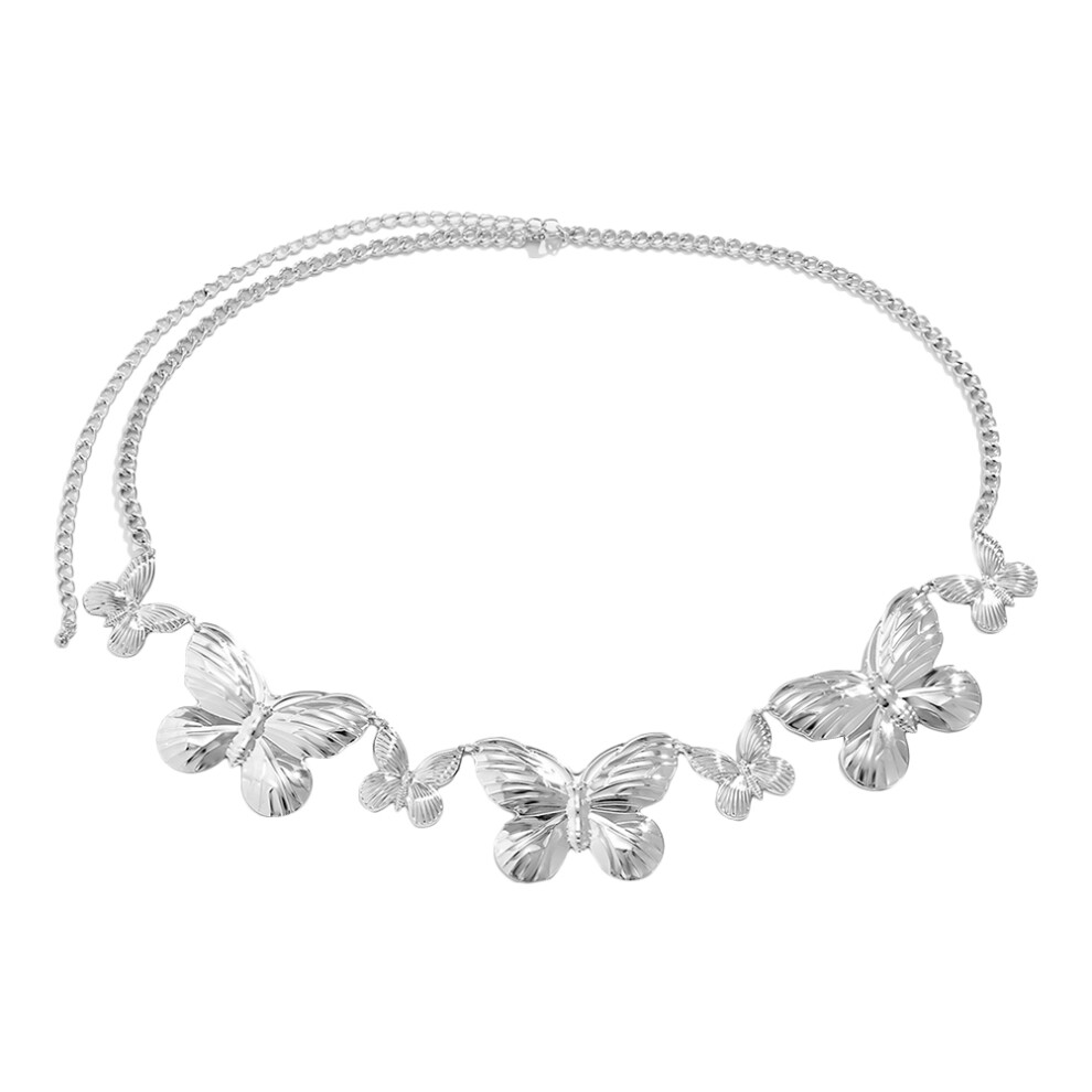 4Pcs Butterflies Waist Chain For Women Punk Style Dress Belt-image-OPC-PKXQF6V-NEW