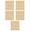 250 Sheets Retro Lined Kraft Letter Paper For Writing Handwriting B5 7