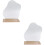 2 Pcs Irregular Desktop Makeup Mirror For Women (Silver) 7