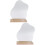 2 Pcs Irregular Desktop Makeup Mirror For Women (Silver) 8