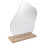 2 Pcs Irregular Desktop Makeup Mirror For Women (Silver) 1