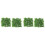 4 Pcs Plastic Aquatic Grass Micro Landscape Aquarium Decor Green 3