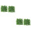 4 Pcs Plastic Aquatic Grass Micro Landscape Aquarium Decor Green 7