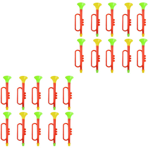 20 Pcs Kids Plastic Trumpet Toy Noise Making Cheering Prop 2