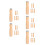 30Pcs Multipurpose Wood File Handles Smooth Ergonomic Hand Tool Grips 10