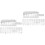 2 Sets Hollow Out Template Large Number Stencil Painting Mold 6