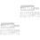 2 Sets Hollow Out Template Large Number Stencil Painting Mold 5