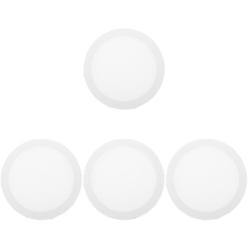 4Pcs Round Blank Canvas Panel For Oil Acrylic Painting 1