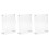 3Pcs Acrylic Transparent Photo Frame Set For 8 Inch A5 Display 4