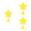 3Pcs Multipurpose Star Shape Decoration For Motorcycle Bike Ski 4