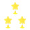 3Pcs Multipurpose Star Shape Decoration For Motorcycle Bike Ski 10