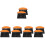 10 Pcs Fireplace Brush Dust Cleaning Tool Handheld 7