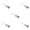 10Pcs Silver Bbq Roasting Forks Long Handle Grill Tools Set 4