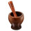 2 Sets Wooden Garlic Grinder With Pestle For Kitchen And 9