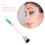 10Pcs Eyelash Extensions Brush Tube Glitter Eyebrow Comb 5