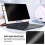 1Pc Computer Screen Privacy Protector Ultra Thin Black 10