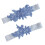 One Pair Sky Blue Lace Bridal Garter With Floral Pattern For Wedding 10
