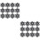 24 Pcs Outdoor Climbing Trekking Pole Covers Snowflake Disk 6
