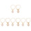 8 Pcs Letter Charms Chain For Water Bottle Hanging Decor 4