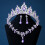 1Set Bruidsketting Oorbellen En Kroon Sieraadset 8