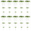 6Packs Green Plastic Artificial Duckweed Floating Aquarium Plants 1