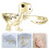 3Pcs Adjustable Dinosaur Modeling Ring Hand Jewelry 11