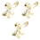 3Pcs Adjustable Dinosaur Modeling Ring Hand Jewelry 3