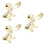 3Pcs Adjustable Dinosaur Modeling Ring Hand Jewelry 7