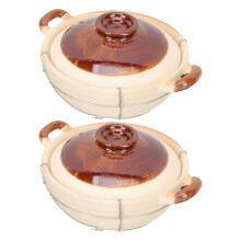 4 Pcs Casserole With Lid Chinese Clay Cooking Pot Korean Stone Pot