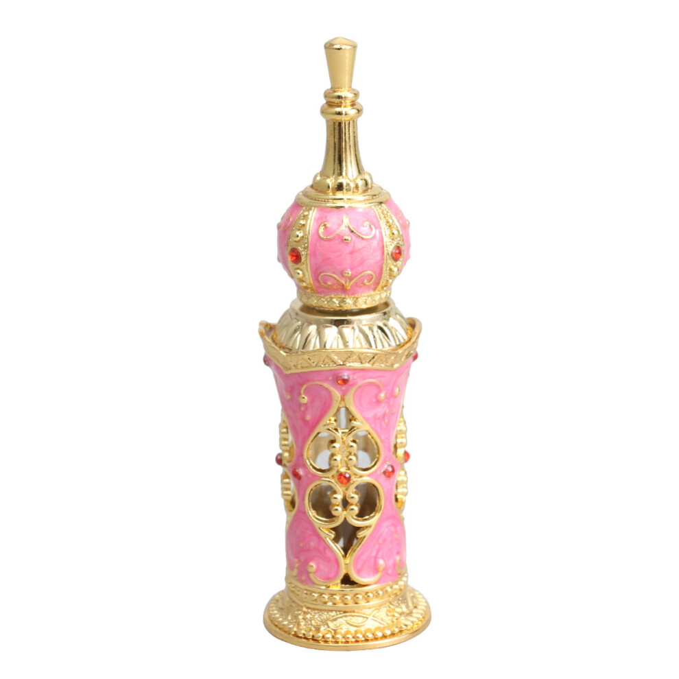 Totority 2Pcs 12Ml Retro Glass Flower Vine Perfume Bottle For Women