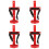 4Pcs Universal Fire Extinguisher Bracket Wall Mount Holder Rack 5