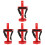 4Pcs Universal Fire Extinguisher Bracket Wall Mount Holder Rack 2