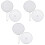 6 Pcs Metal Splatter Guard Mesh Cooling Mat For Kitchen 29Cm 3