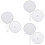 6 Pcs Metal Splatter Guard Mesh Cooling Mat For Kitchen 29Cm 6